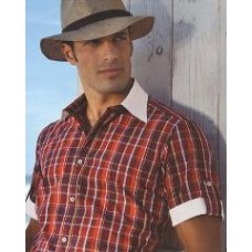 Πουκάμισο με μονόχρωμο γιακά (Προϊόν)